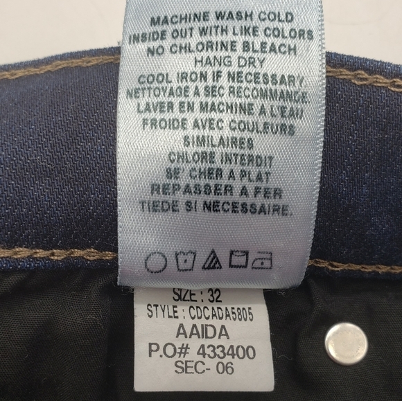 Joe's Jeans AAIDA Vintage Reserve women US 32 Petite Bootcut dark wash jeans - Picture 6 of 10